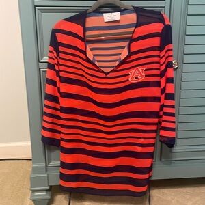 NWOT Auburn University sheer top.